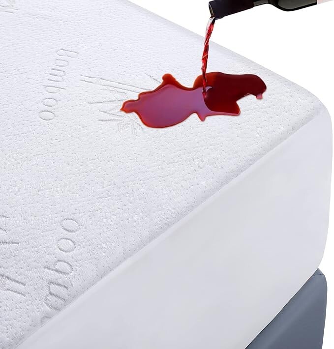 Protector de colchón impermeable funda de colchón tamaño queen almohadilla.neuvo