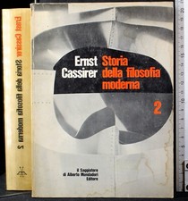STORIA DELLA FILOSOFIA MODERNA VOL 2. ERNST CASSIRER. MONDADORI.