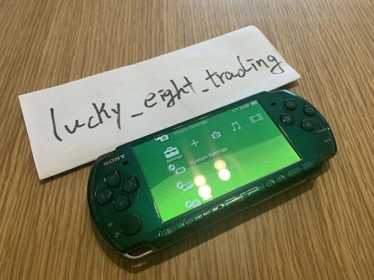 PSP 3000 Spirited Green SG Console only No Battery [H]