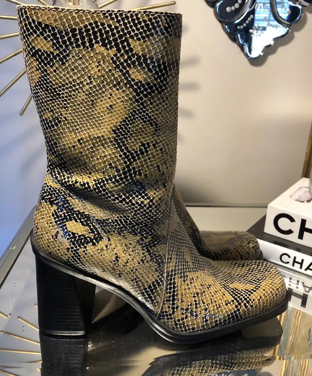 Mia clearance snakeskin boots