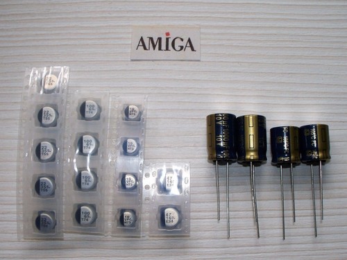 AMIGA 1200 Re-capping /  Capacitor Kit  - HIGH Quality Panasonic Full Set - Afbeelding 1 van 6