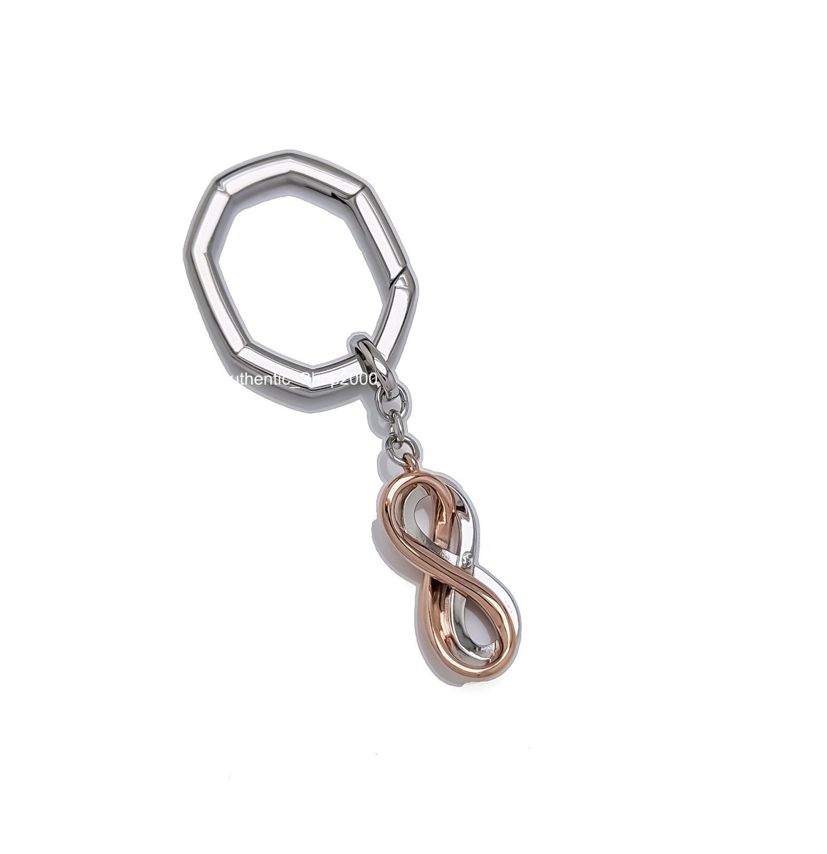 スワロフスキー　インフィニティ　キーリング Key ring, Infinity, White, Mixed metal finish | Swarovski