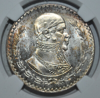 1965 MEXICO Silver 1 PESO NGC MS-67 | eBay