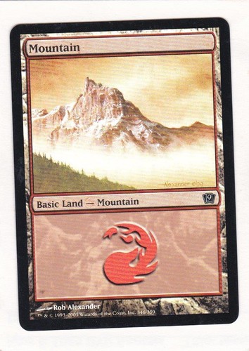 MTG FOIL Mountain - Odyssey #346 | eBay