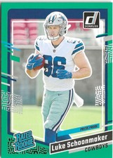 2023 Panini Donruss Luke Schoonmaker RC Rated Rookie Green SP #325 