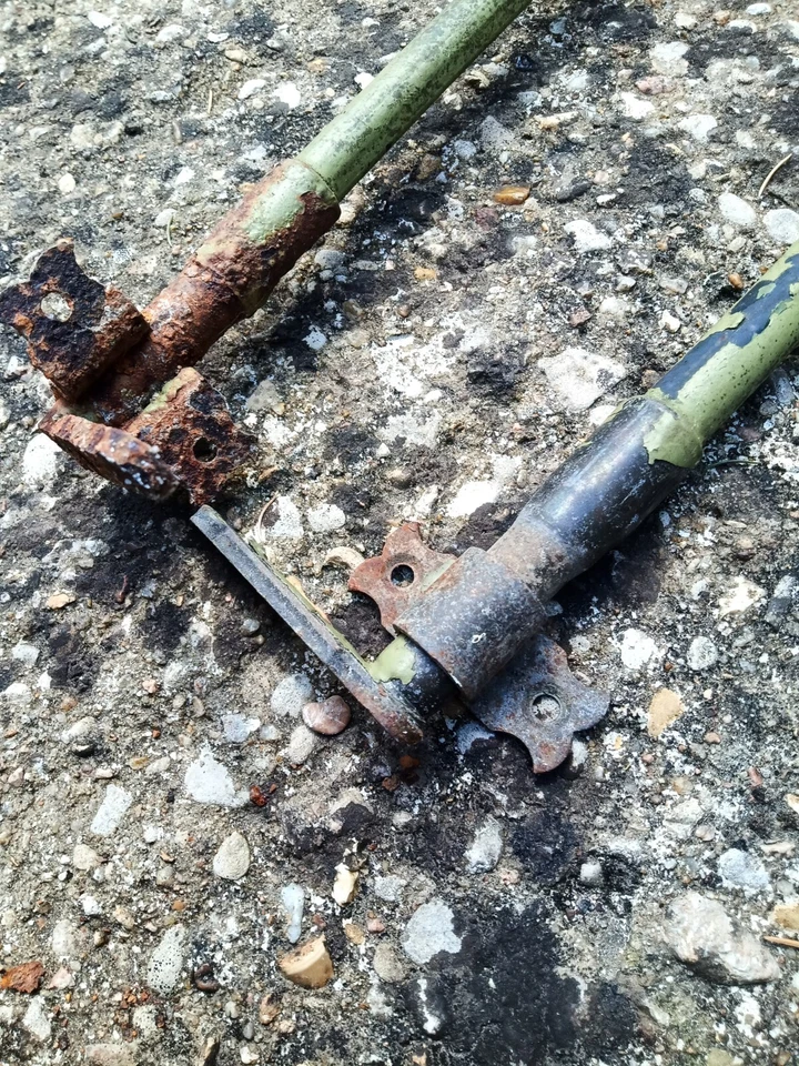 218 cm - Paire d'espagnolette, cremone pour fenetre, fer - Photo 3/4