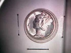 1943-D Silver Mercury Dime Uncirculated MS condition. Very sharp details. AX13
