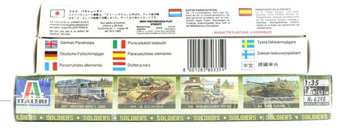 3pc Italeri 1/35 Model Kits WWII German Paratroops #311 + Rest Camp #6398 NIB - Picture 7 of 7