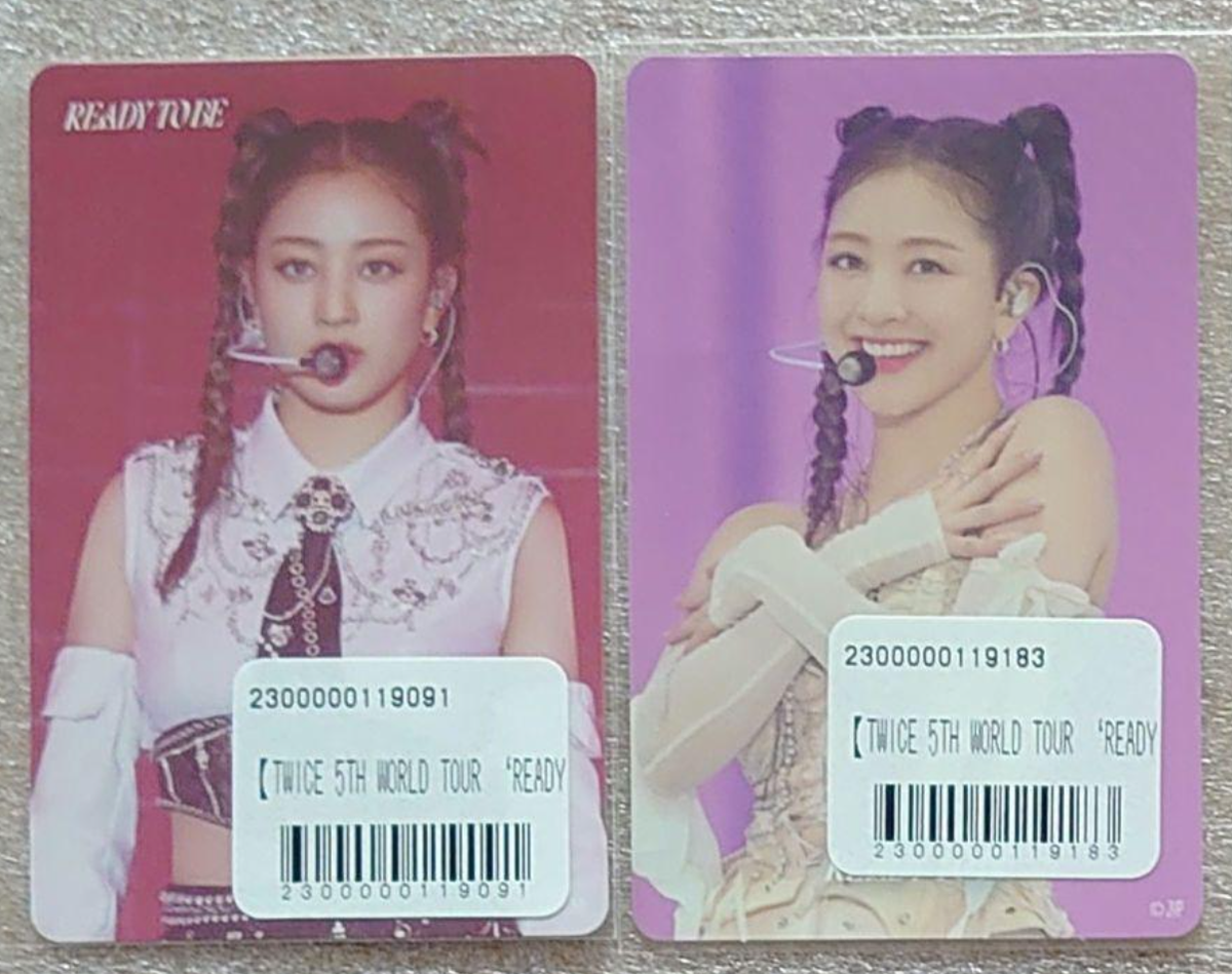 TWICE Japan Online Lottery Official Sticker 5th WORLD TOUR READY