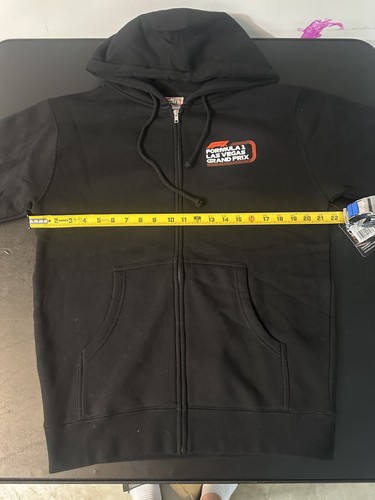 Fórmula 1 Las Vegas Grand Prix 2023 Gráfico Cremallera Completa Sudadera con Capucha Para Hombre Talla S Raro - Imagen 3 de 8