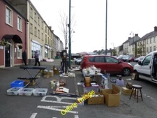Photo 6x4 Goods for sale, Aughnacloy The weekly street market on Moore St c2014