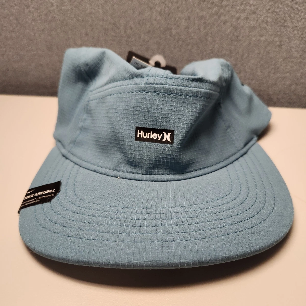 Hurley x Nike Aerobill 5 Panel Strapback OAO Hat Cap Blue