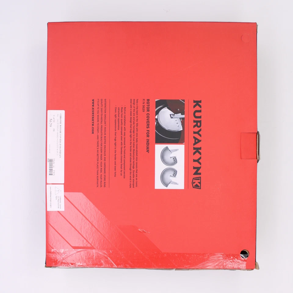 Cubiertas de rotor Kuryakyn cromadas número de pieza - 5629 para Indian Foto 2 de 2