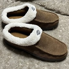 Dickies Indoor Outdoor Brown Corduroy Slippers Mens Size Large 9.5-10.5