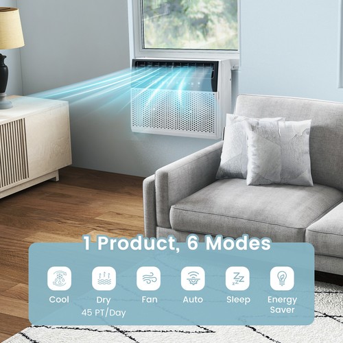 12000 BTU Window Air Conditioner Over the Sill AC up to 400 Sq.Ft. with Remote - Picture 4 of 9