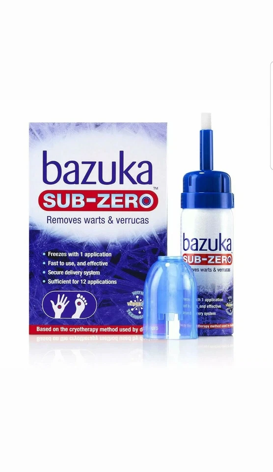 Bazuka Sub-Zero Home Use Freeze Treatment Verrucas & Warts Method Used By Doctor