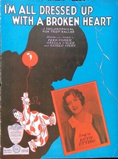 Im All Dressed Up With A Broken Heart Sheet M...