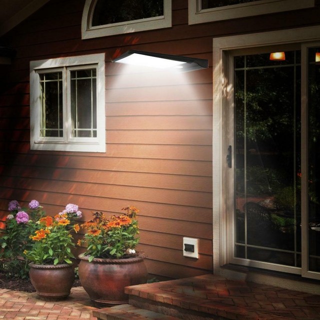 2018 neue Solarleuchten wasserdicht Outdoor Garten 38 LED Sicherheit