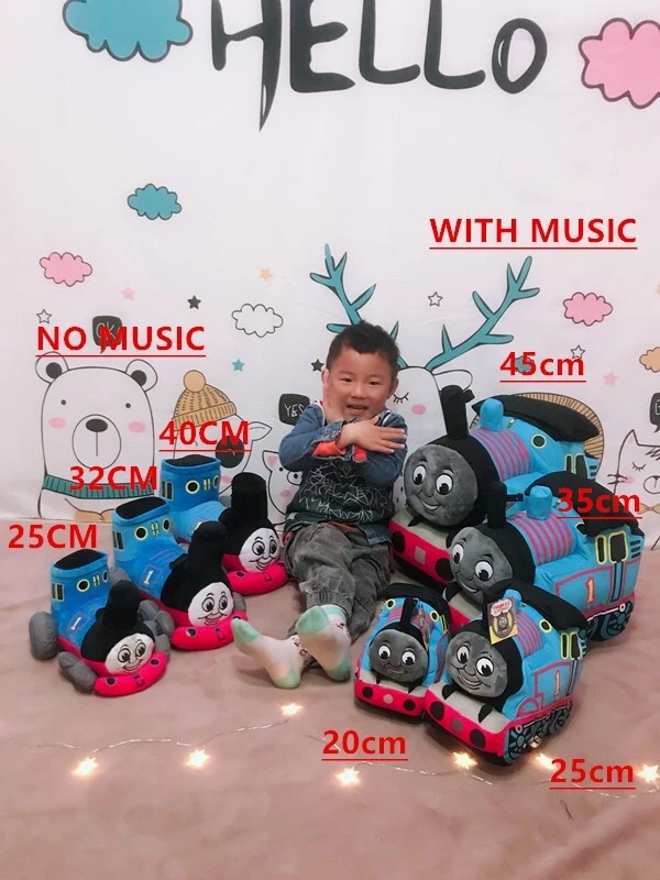 Singing Music 25cm Thomas Train Plush Soft Stuffed Tank Engine