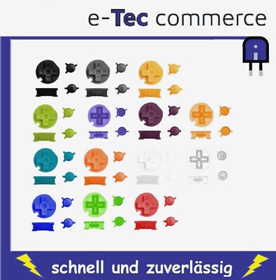 Buttons / Knöpfe für Gameboy Color GBC Game Boy Tasten viele Farben