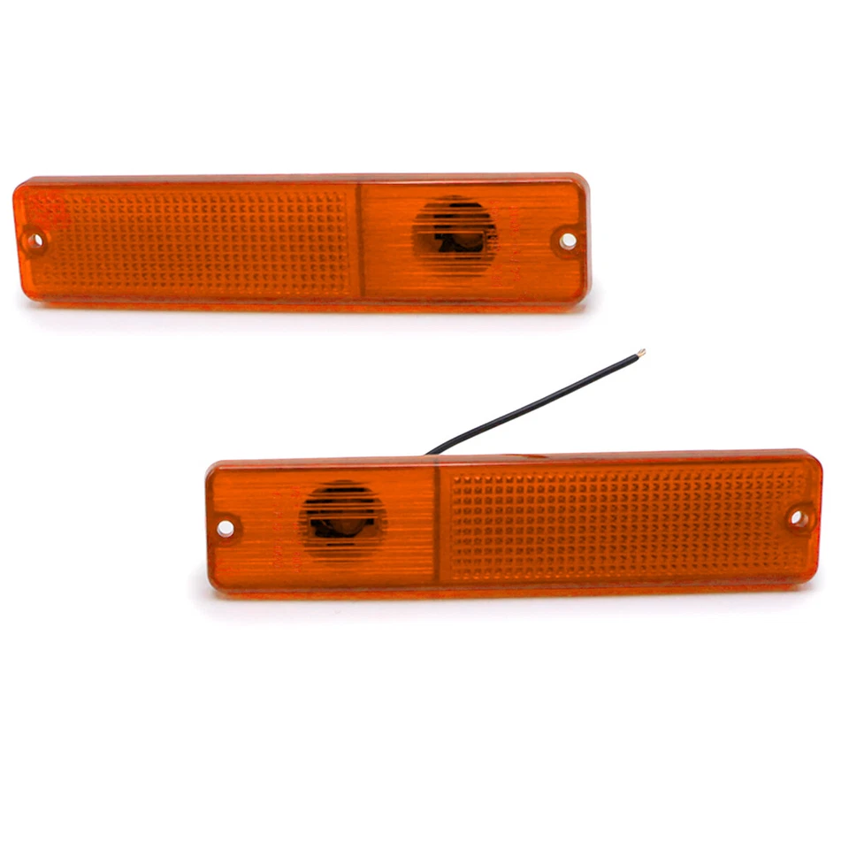 Orange Amber Side Marker Light Lamp Bulb For Jeep Cj5 Cj6 Cj7 Cj8 1945 - 1975 Foto 2 de 4