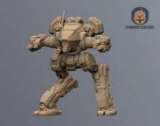 Night Star Mini NSR-9J  MWO Mech Miniature Compatible with Battletech