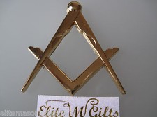 New Masonic Master Mason Cut out Car Auto Multipurp emblem Gold  EliteMDesign