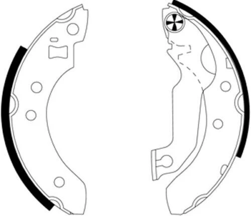 Juego de zapatillas de freno para FORD ORION, ESCORT, CIMITARRA DEPENDIENTE 81 a 95 1544632 - Imagen 2 de 2