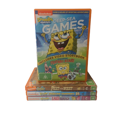 Spongebob Squarepants DVD Children Kids Family Animation Ocean Fish Adventure 