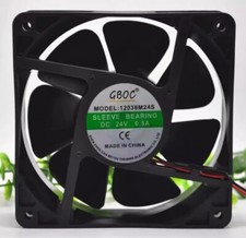 GBOC 12038M24S 12038 DC24V 0.5A 2-Wire Silent Cooling Fan