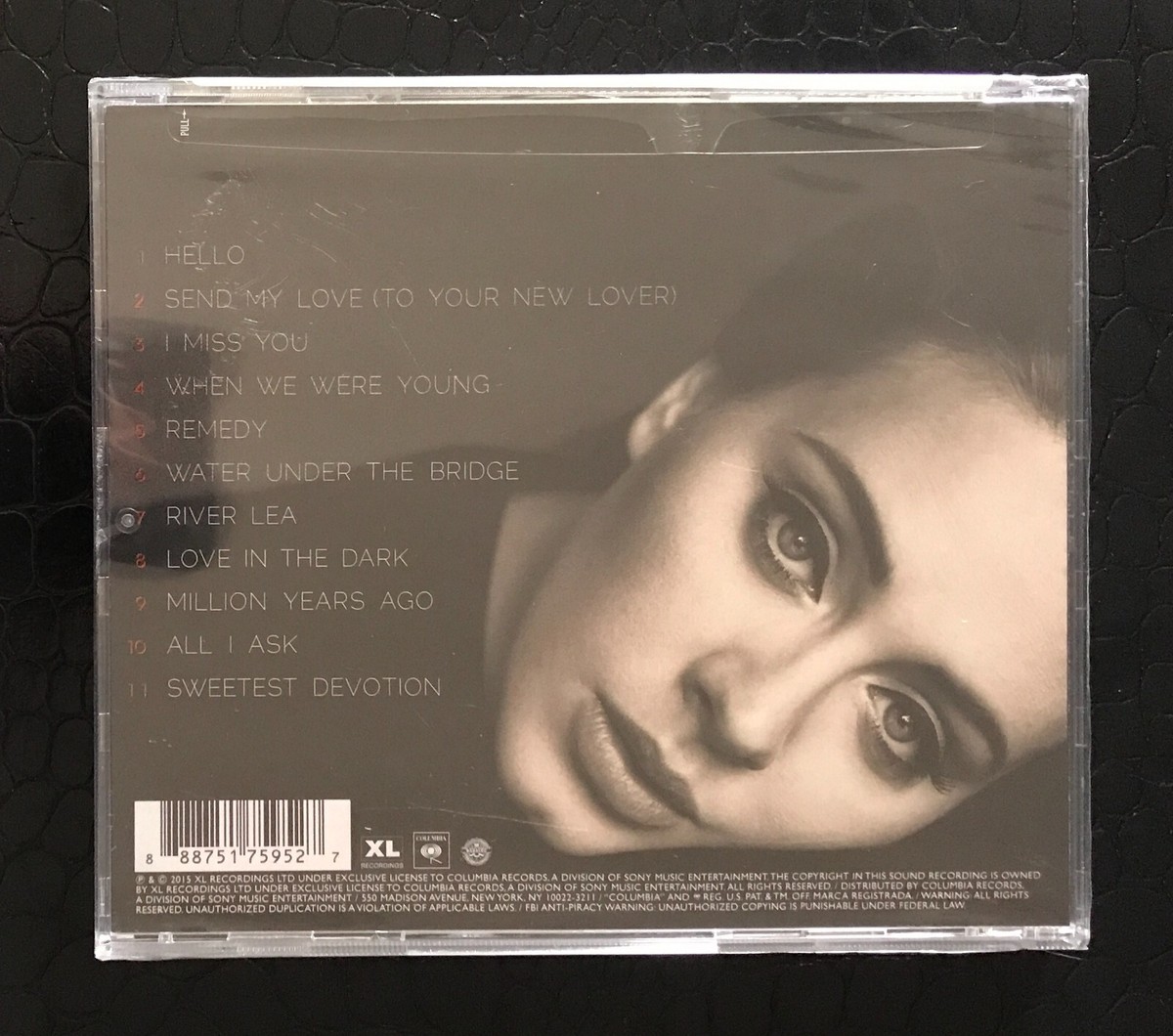 ADELE 25 NEW/SEALED CD Album Title on Cellophane Orig