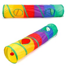 Foldable Pet Cat Tunnel Rabbit Pop Up Rainbow Tunnel Tube Puppy Kitten Play Toy — image 15