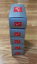 New Old Stock Ray-Ban Sunglasses & Glasses Unisex Empty Gift Boxes - Lot of 5!