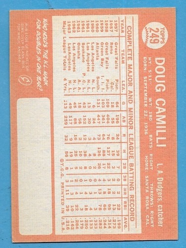 1964 Topps Baseball cards - commons and semi stars - you pick - Afbeelding 218 van 282