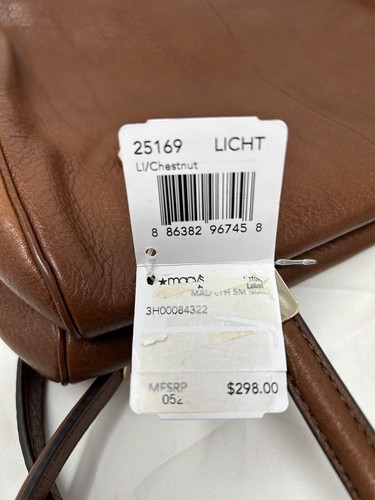Coach NWT 25169 Madison Madeline East West, Satchel, Shoulder Bag, Chestnut - Picture 12 of 12