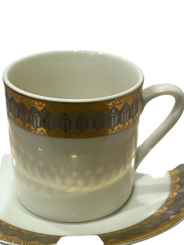San Marco By Royal Gallery Flat Demitasse Cup & Saucer Set - Picture 2 of 2