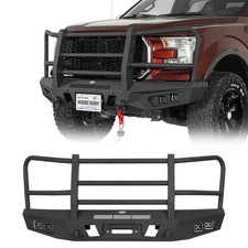 Steel Front Bumper Brush Grille Guard Push Bull Bar Fit Ford 2015-2017 Ford F150
