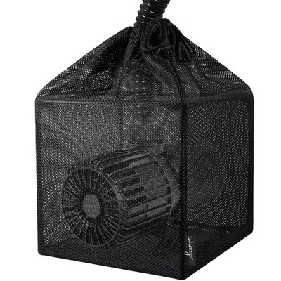 Hecaty Pond Filter Bag, Pump Barrier Anti-Clogging Cube 10 inch, Black