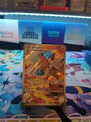 Pokémon TCG Lycanroc Illustration Rare Journey Together 166/159 NM/M Condition