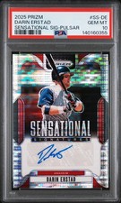 2025 PANINI PRIZM SENSATIONAL SIGNATURES PULSAR DARIN ERSTAD 151/199 PSA 10 AUTO
