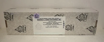 1987 TOPPS TIFFANY BASEBALL FACTORY SEALED COMPLETE 792 CARD SET *BBCE WRAPPED*