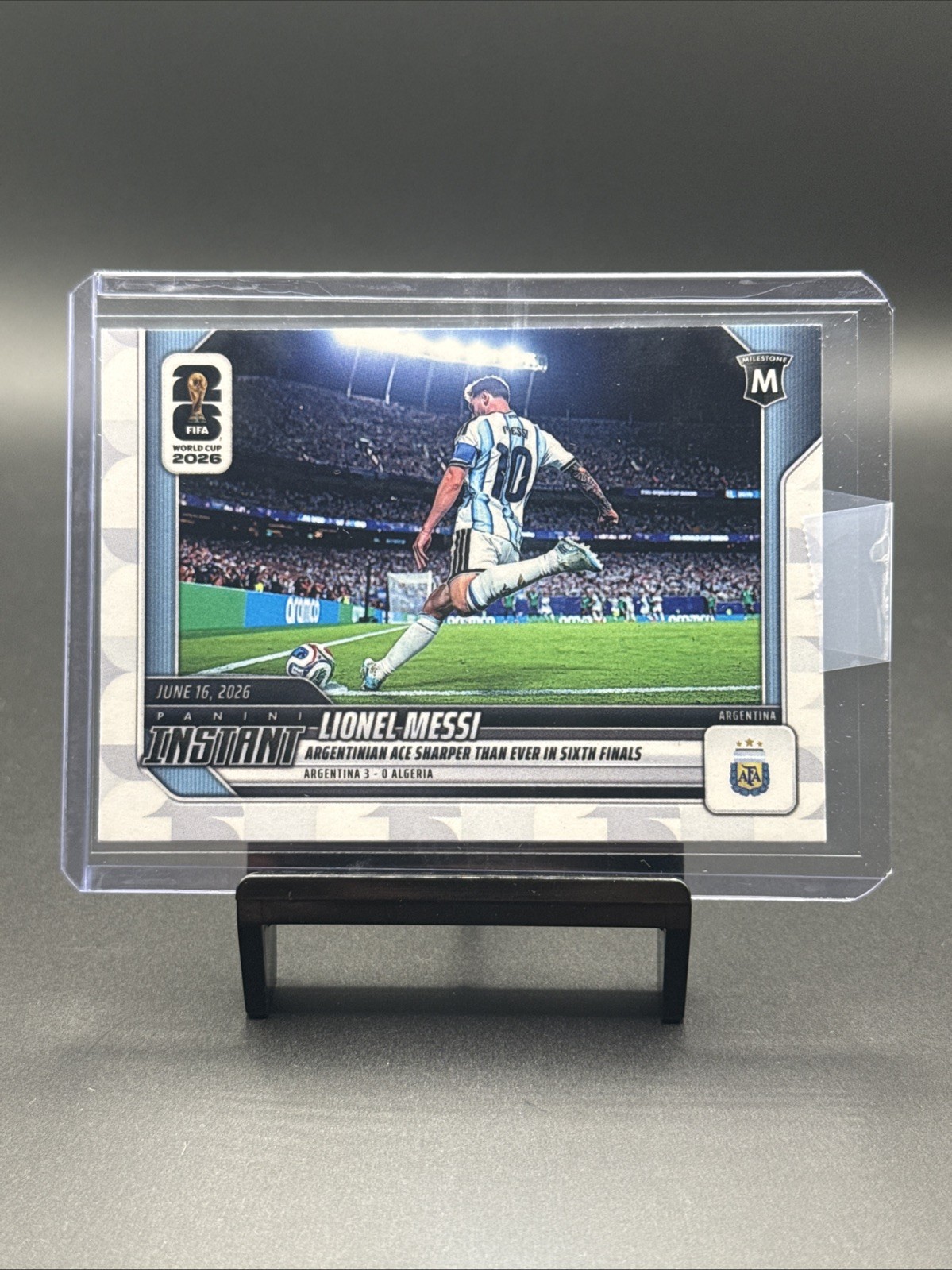 2026 Panini Instant Lionel Messi FIFA World Cup #45 Argentina Card