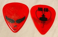 EBE -Alien guitar picks. Men in Extraterrestrial-Lot of 2 Red picks-Heavy Gauge
