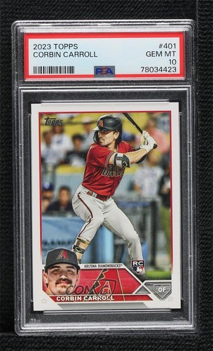 2023 Topps Series 2 Corbin Carroll #401 PSA 10 GEM MT Rookie RC