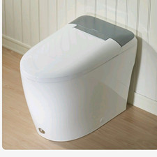 A00W1 Modern One-Piece Elongated Toilet Pressure Assist 1.0 GPF Soft Close
