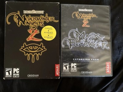 Neverwinter Nights 2 + Mask of the Betrayer Expansion Pack (PC)  COMPLETE IN BOX