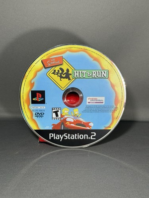 #ad PlayStation 2 PS2 The Simpsons: Hit amp; Run Black Label Disc Only Video Game $54.95