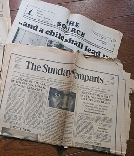 The Source Sunday Ramparts Newspapers 1960s Venice & San Francisco Underground