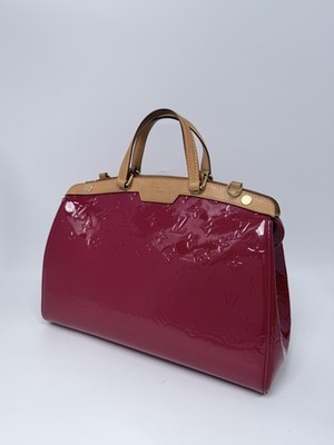 Louis Vuitton Amarante Monogram Vernis Brea Bag Handle Handbag JE395LV