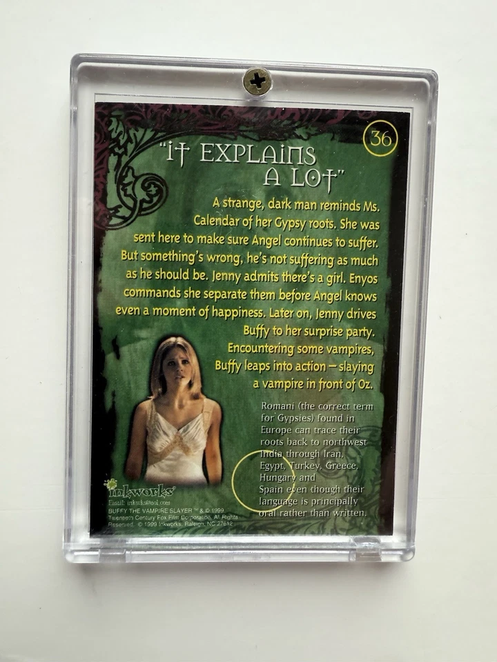 Sarah Michelle Gellar 2015 Buffy Autographed Card With COA - Image 2 of 3